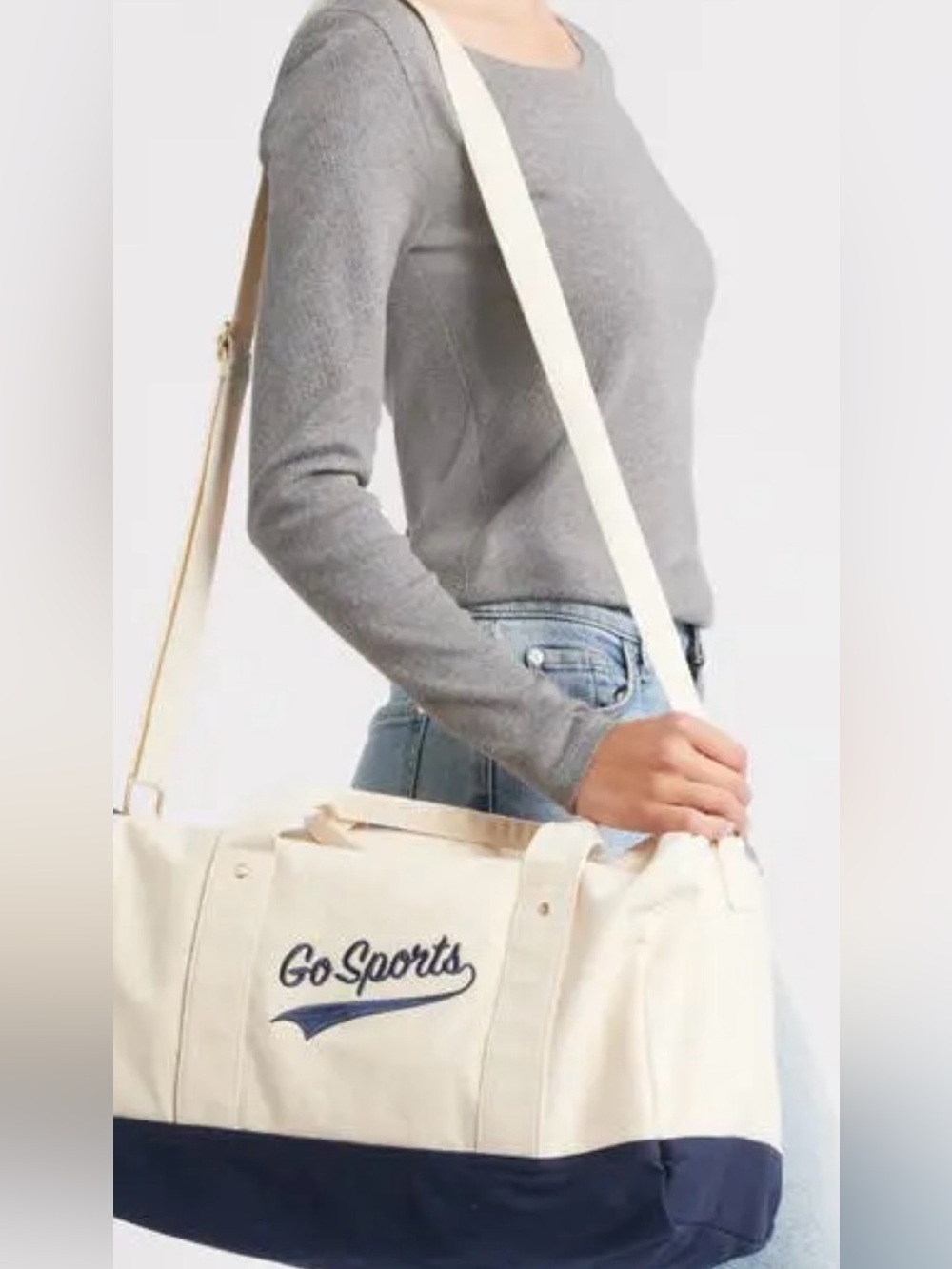 Favorite Daughter GO SPORTS CANVAS DUFFLE BAG